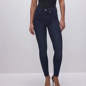 Good American Good Legs Skinny Stretch Jeans Dark Wash Size 8/29